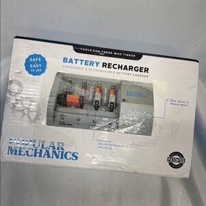 Popular Mechanics Battery Recharger disposable & rechargeable battery charger